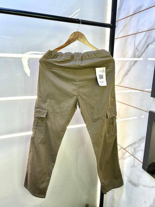 Calvin Klein Men’s Olive Green Cargo Jogger Pants - Pihu Car Spa